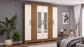 G. Roupa 6 Pts. C/ Espelho Nature/OffWhite B73 - Briz