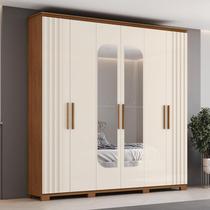 G. Roupa Avila 06 Pts. C/ Espelho Nature/Off White - Henn G. Roupa Avila 06 Pts. C/ Espelho Nature/Off White - Henn