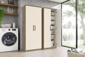 G. Roupa Multiuso Margarida 02 Pts. Rústico/Off White - Henn