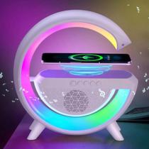 G Speaker Smart Station Luminária Caixa De Som Carregador e Relógio