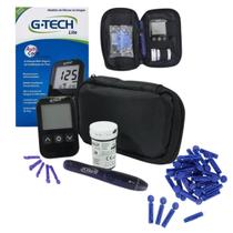 G Tech lite Aparelho Medidor de Glicose Diabetes Completo 110 Agulhas G Tech lite Aparelho Medidor de Glicose Diabetes Completo 110 Agulhas
