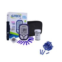 G-tech Vita Kit Completo Aparelho de Glicose Medidor de Glicemia Diabetes +200 Agulhas