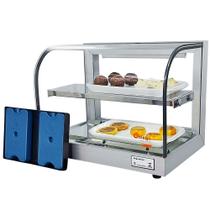 G-VFD47 - Vitrine fria Gama 47cm Dupla Prata com 8 Gelo-X - Bivolt - Omega