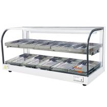 G-VND77 - Vitrine Neutra Gama Dupla 77cm Branca - Bivolt - Omega