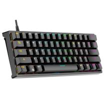 G101 teclado com fio, 61 teclas eixo verde luminoso RGB Cool Me