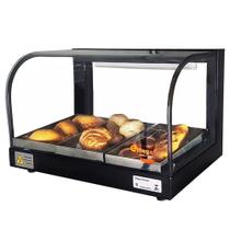 G3 - Estufa Gama para salgados semi curva 3 bandejas Preta - 220V - Omega