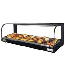 G6 - Estufa Gama para salgados semi curva 6 bandejas Preta - 220V - Omega