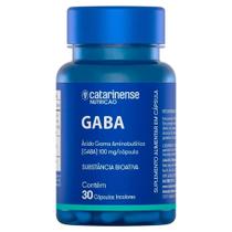 Gaba 100mg Catarinense Nutrição com 30 Cápsulas Gaba 100mg Catarinense Nutrição com 30 Cápsulas