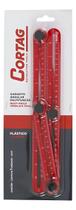Gabarito Angular Multifuncional Cortag Plástico Medidor de Ângulos Profissional Gabarito Angular Multifuncional Cortag Plástico Medidor de Ângulos Profissional