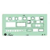 Gabarito Arquitetura - Sanitários Mod. A-7 Trident