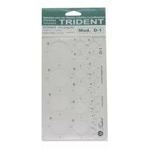 Gabarito circulografo d1 - trident Gabarito circulografo d1 - trident