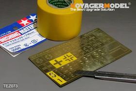 Gabarito de Corte Fácil para Máscara de Cruz de Ferro Alemã Voyager Model 1/35