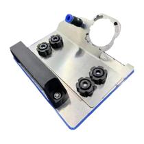 Gabarito de corte meia esquadrilha 45 grau para piso cerâmico ou porcelanato para esmerilhadeira lixadeira do tipo 100 Gabarito de corte meia esquadrilha 45 grau para piso cerâmico ou porcelanato para esmerilhadeira lixadeira do tipo 100