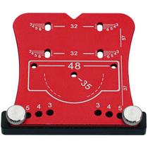 Gabarito De Dobradiça Caneco 35Mm Alumínio Profissional