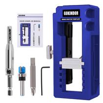 Gabarito de dobradiça de porta GOKINDOR para fácil instalação do entalhador