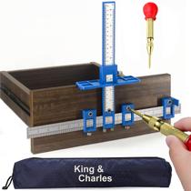 Gabarito de hardware de gabinete King & Charles Cabinet Handle com furador