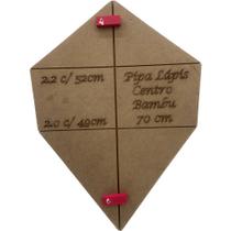 Gabarito De Madeira Para Confecção De Pipa Lápis 70 Cm Gabarito De Madeira Para Confecção De Pipa Lápis 70 Cm