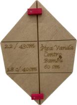 Gabarito De Madeira Para Confecção De Pipa Vanda 60 Cm Gabarito De Madeira Para Confecção De Pipa Vanda 60 Cm