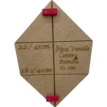 Gabarito De Madeira Para Confecção De Pipa Vanda 60 Cm Gabarito De Madeira Para Confecção De Pipa Vanda 60 Cm