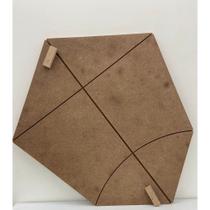 Gabarito de madeira para confecção de pipa vaso envergado 70 cm Gabarito de madeira para confecção de pipa vaso envergado 70 cm