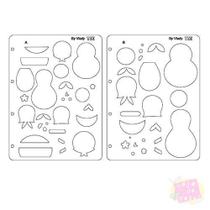 Gabarito de Marcação TEC - Boneca Matrioska