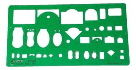 Gabarito De Sanitário Trident Desetec 4353 Gabarito De Sanitário Trident Desetec 4353