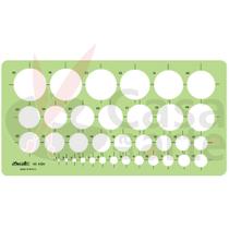 Gabarito Desetec 4384-circulografo Gabarito Desetec 4384-circulografo