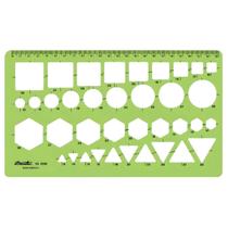 Gabarito Desetec Trident Combinado Mod. 4380 Gabarito Desetec Trident Combinado Mod. 4380