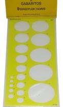 Gabarito Elipses 45º Staedtler Trident 577 061
