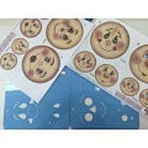 Gabarito estêncil olhos e bocas G - cód. 0340