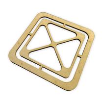 Gabarito Guia Tupia Fabrica Petisqueira Quadrada Forma X