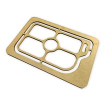 Gabarito Guia Tupia Fabricar Petisqueira Retangulo Madeira Gabarito Guia Tupia Fabricar Petisqueira Retangulo Madeira