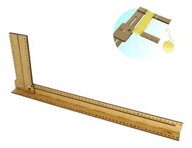 Gabarito Mdf Régua Regulável Cabelo Boneca 06-50 Cm Gabarito Mdf Régua Regulável Cabelo Boneca 06-50 Cm