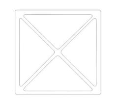 Gabarito Molde 28cm Personalizado Mdf Cru De 6mm Gabarito Molde 28cm Personalizado Mdf Cru De 6mm