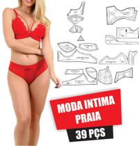 Gabarito Molde Moda Íntima E Praia (plastificado) Gabarito Molde Moda Íntima E Praia (plastificado)