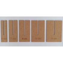 Gabarito Molde Para Laço Mdf Cru Kit Tamanho Ímpares