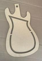 Gabarito Molde Para Petisqueira Personalizado Guitarra Mdf Cru 6mm