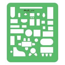 Gabarito Móveis e Sanitários Trident Desetec Mod 4351 Gabarito Móveis e Sanitários Trident Desetec Mod 4351