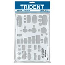 Gabarito para Arquitetura de Móveis Trident - A-27 Gabarito para Arquitetura de Móveis Trident - A-27