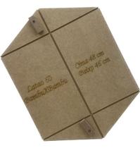 Gabarito Para Confecção De Pipa Latão 60 Cm Bambu X Bambu