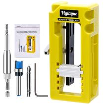 Gabarito para Dobradiça de Porta Vigtayue, Fresa para Encaixe, Ajustável de 7,6 cm a 12,7 cm Gabarito para Dobradiça de Porta Vigtayue, Fresa para Encaixe, Ajustável de 7,6 cm a 12,7 cm