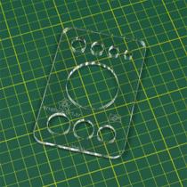 Gabarito para Fazer Pingentes Tassel - 8 x 12 cm