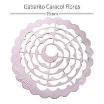 Gabarito Patchwork Caracol Flores Gabarito Patchwork Caracol Flores