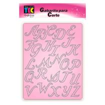 Gabarito Patchwork Toke e Crie para Corte Alfabeto Maiusculo Gabarito Patchwork Toke e Crie para Corte Alfabeto Maiusculo