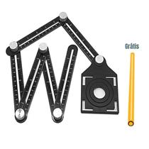 Gabarito Régua Esquadro Articulado Multiangular Marcar Gabarito Régua Esquadro Articulado Multiangular Marcar