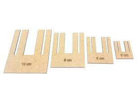 Gabarito Régua molde Mdf De Fazer Laços Gabarito Régua molde Mdf De Fazer Laços