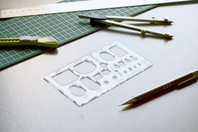 Gabarito Sanitários Equivalente Modelo A-8 em Acrílico - Fenix