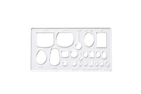 Gabarito Sanitários Mod. A-8 Em Acrílico - Fenix