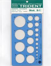Gabarito Trident Desetec D-1 Gabarito Trident Desetec D-1