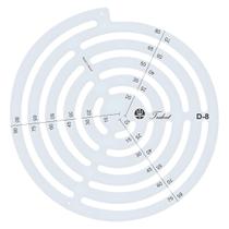 Gabarito Trident Raios Dim 17,5 X 18,5cm Mod-8 Gabarito Trident Raios Dim 17,5 X 18,5cm Mod-8